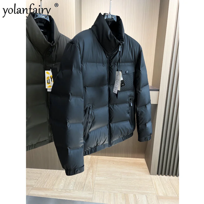 Winter Coats Men 2023 New In Outwear Thick Warm Puffer Jakcets for Man Cold-resistant 90 White Duck Down Jacket Trend FCY