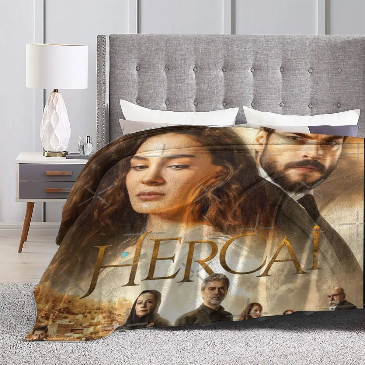 Hercai-Aesthetic Baby Blanket, Bedspread on the Bed, Girl Soft Bed Blanket