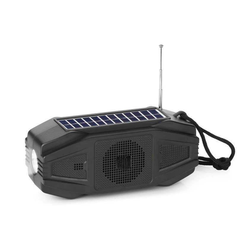 Wireless Bluetooth Audio Subwoofer Large Volume Multi-Function Card Solar Portable Mini Radio Player Integrated