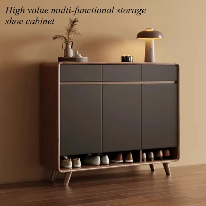 xx-Modern Drawer Shoe Rack Multi Layer Storage Space Saving Multifunction Shoe Rack Living Room Hallway Schuhschrank Furniture*