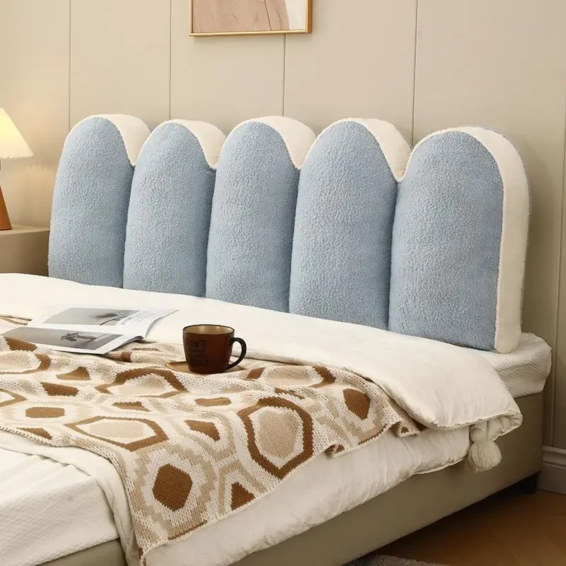 Cream Style Double-sided Petal Bedside Soft Bag Bedhead Cushions, Tatami Mats, and Large Pillows Are Removable and Washable