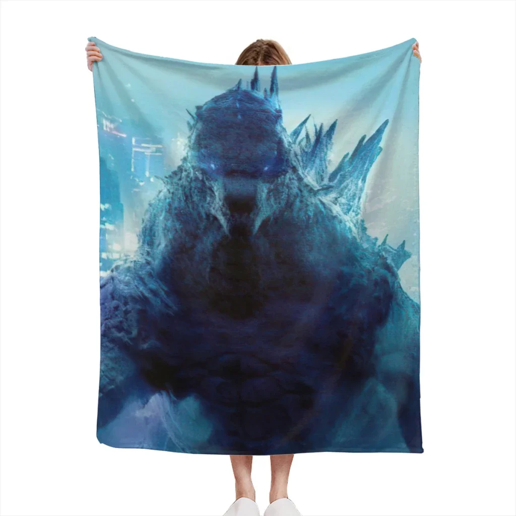 Godzillaed Transformation Summer Blanket Thin Blanket for Couch Sofa Warmth Bed Artificial Flannel Blankets Comfortable