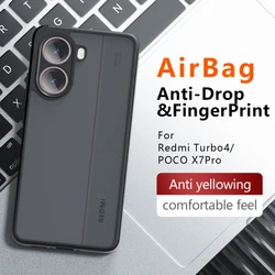 Case For POCO X7 Pro Redmi Turbo4 Note14 Pro Matte Transparent Acrylic Cover For POCO X 7 Pro Redmi Turbo4 Shockproof Bumper