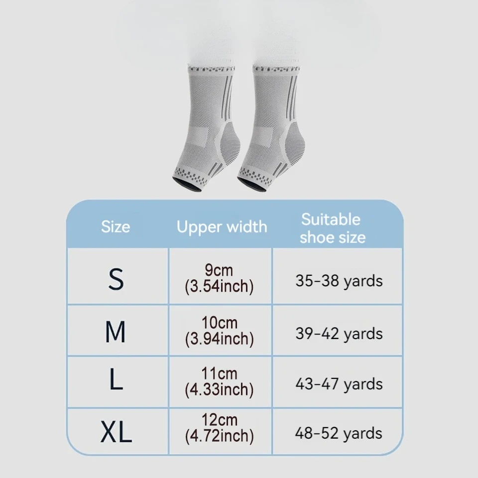 1 قطعة حماية رياضية ذاتية التسخين حماية من الرياح والباردة دعم الكاحل تنفس غطاء عازل للقدم المضغوط