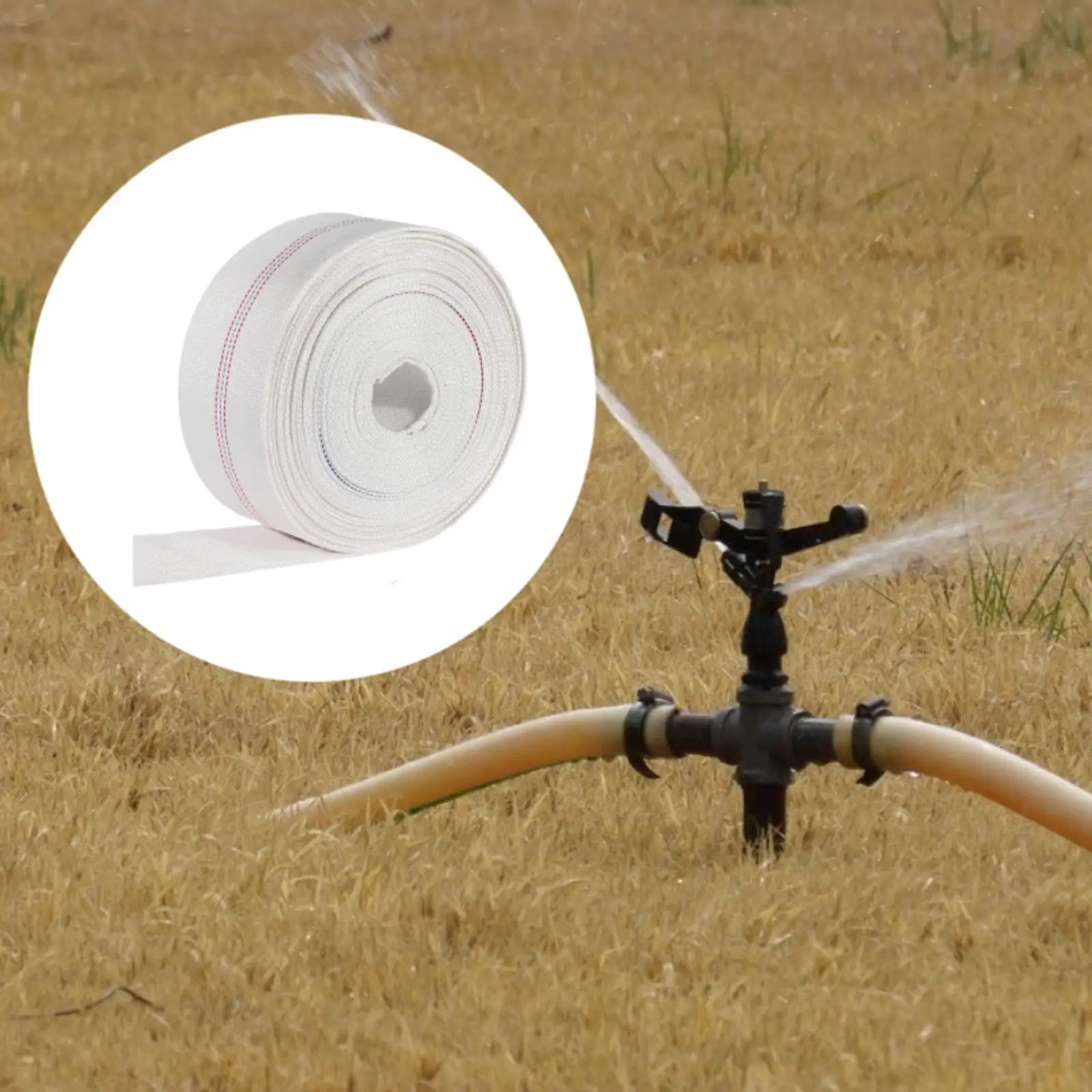 Foldable Water Hose for Drainage Project with PU Coating for Outdoor Lawn and Park Irrigation