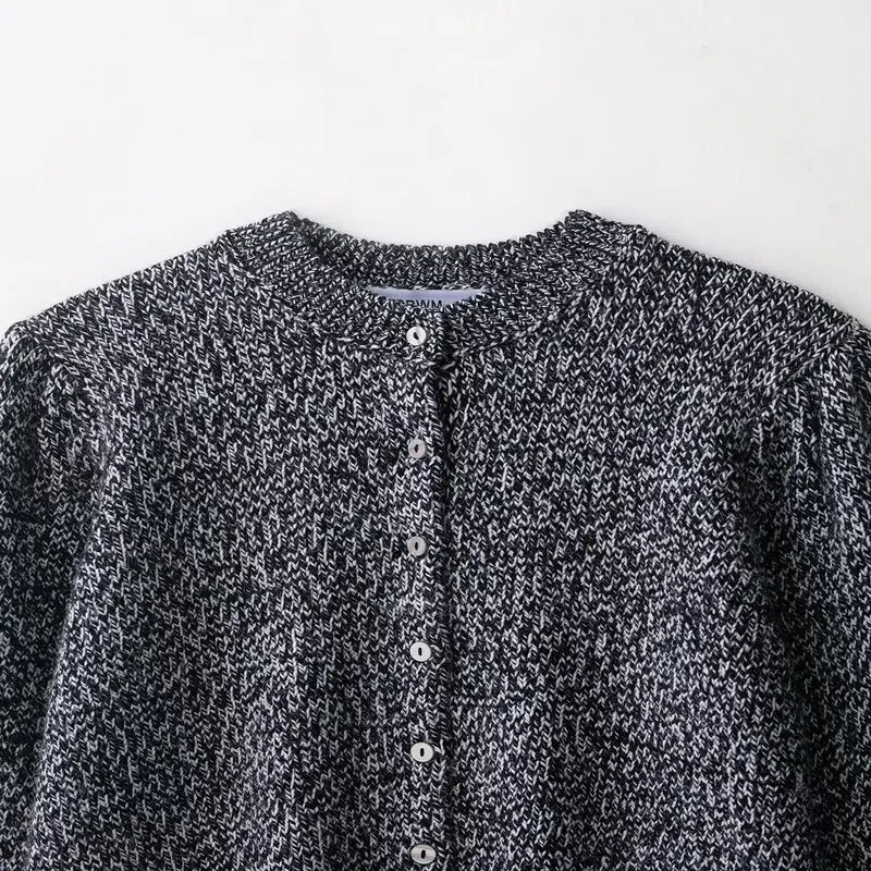 وصل حديثًا لخريف 2025 سترة نسائية طويلة Sve محبوكة من Jaet ملابس خارجية أوروبية Sle Faion سترة مفتوحة