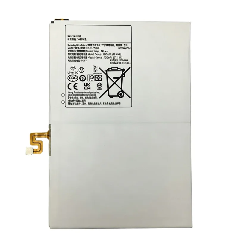 EB-BT725ABU 7040mAh Replacement Tablet Battery For Galaxy Tab S6 lite P610 P615 P613 P619 TS5E T725C T720 SM-T720 SM-T725 +Tool