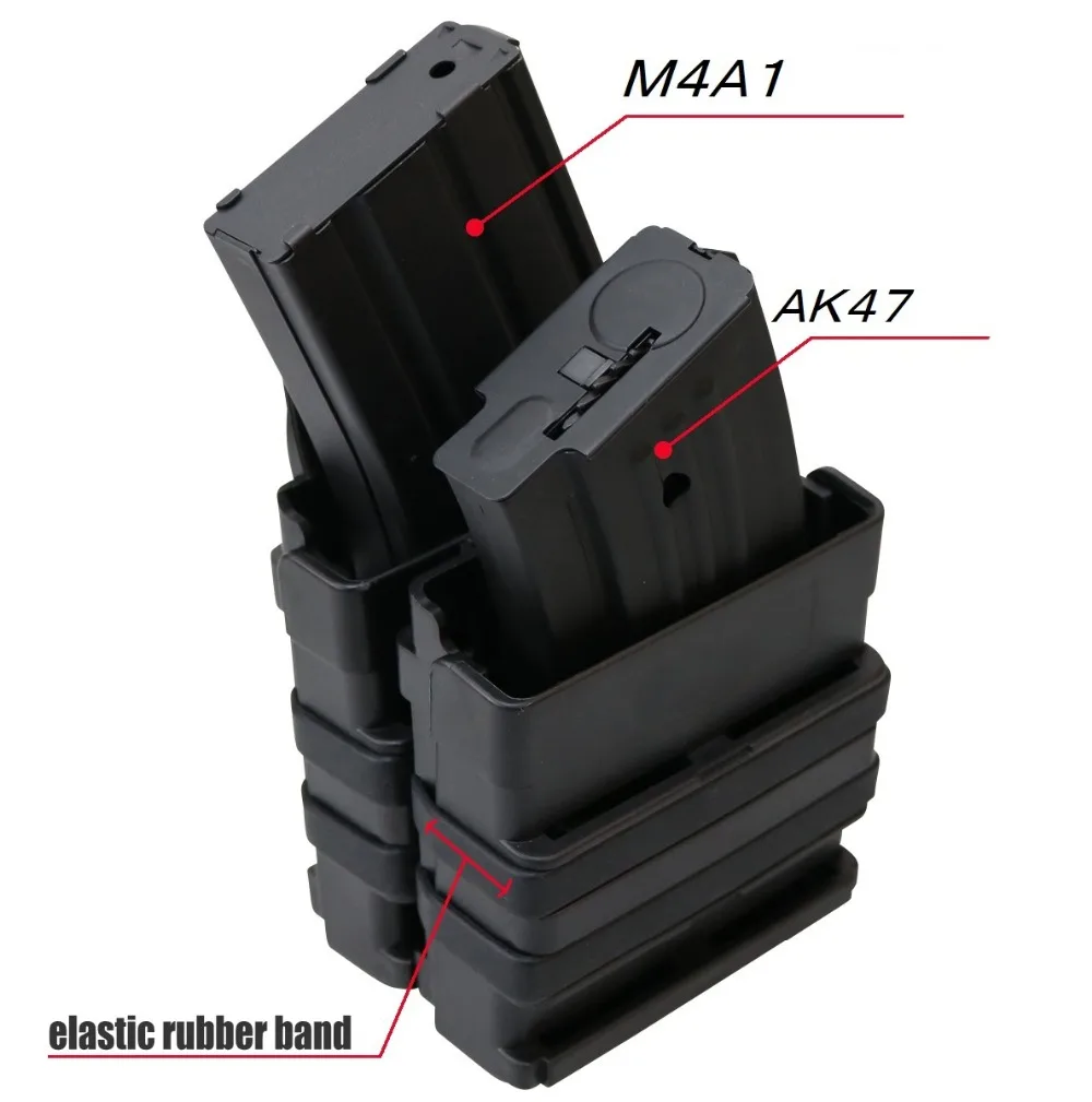 7.62 Fast Mag Molle System Magazine Pouch Heavy Duty Quick Reload Hunting FastMag Ammo Mag Holster Set Vest Pouches