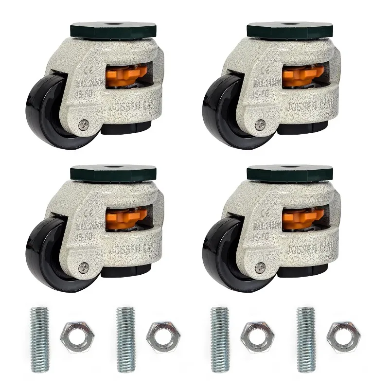 4Pcs Universal Wheels For 48V 15kWh DIY Battery Box Load Capacity Up To 500KG Replacement Accessories