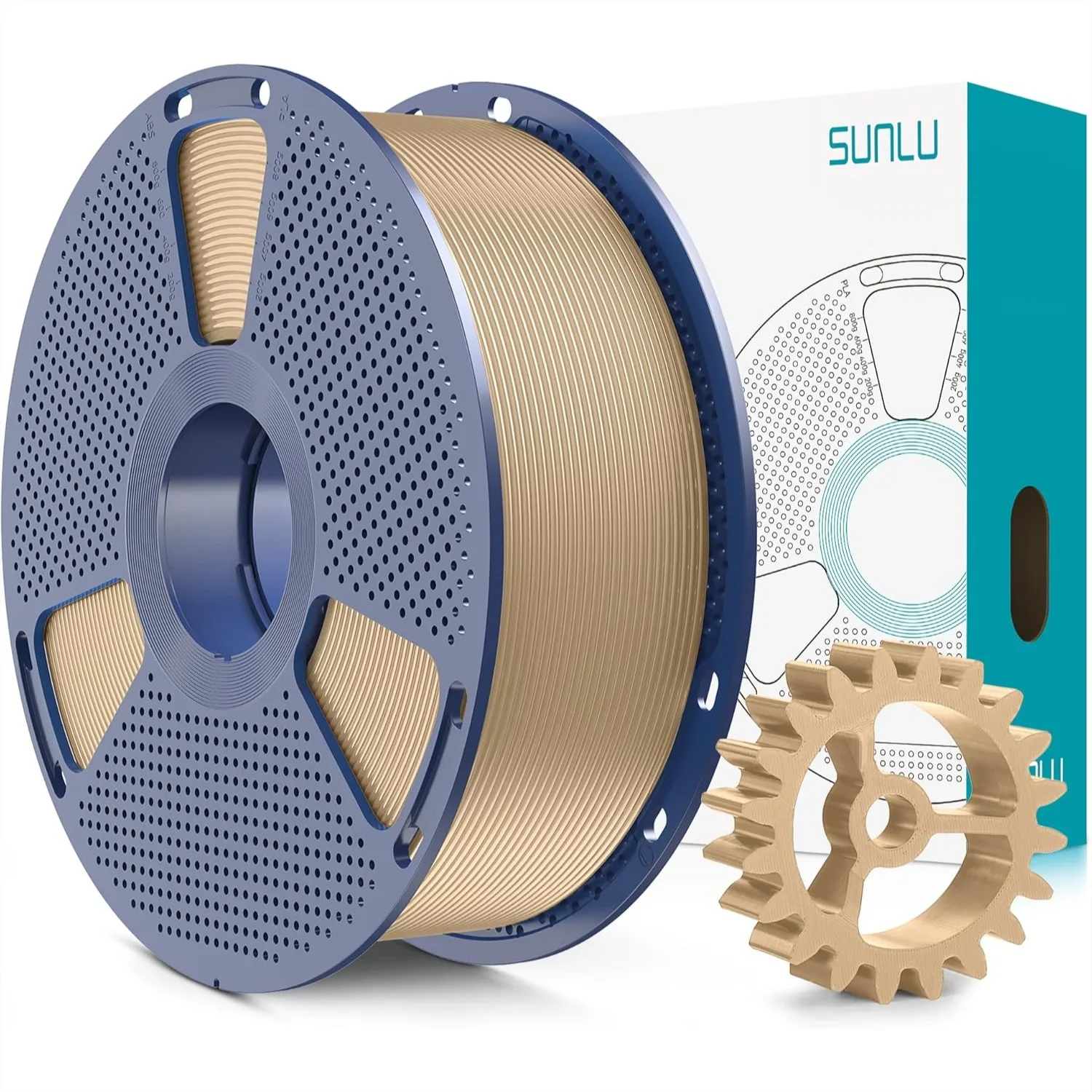 

PLA+ 2.0 3D Printer Filament 1.75mm, Tougher and Stronger, Dimensional Accuracy +/-0.02mm, Neatly Wound, 1KG Spool