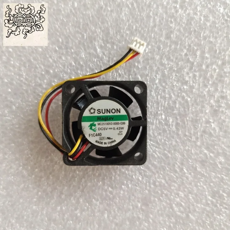 

Ltsf For SUNON MC25100V2-0000-G99 DC 5V 0.43W 25x25x10mm 3-Wire Server Cooling Fan