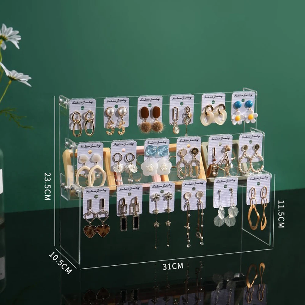 Earring Display Stand Organizer Holder Earring Storage Jewelry Display Stand Accessories Showcase Earrings Decoration