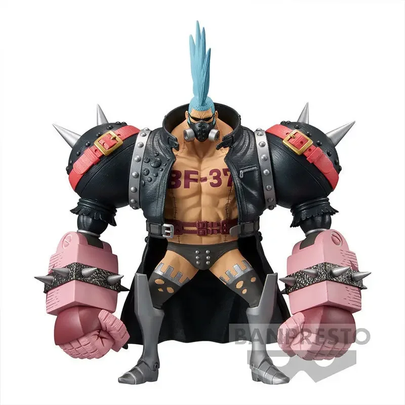 One Piece Original Genuine Banpresto Dxf Red Theatrical Version Vol.12 15cm Franky Pvc Action Figure Model Gifts For Friends