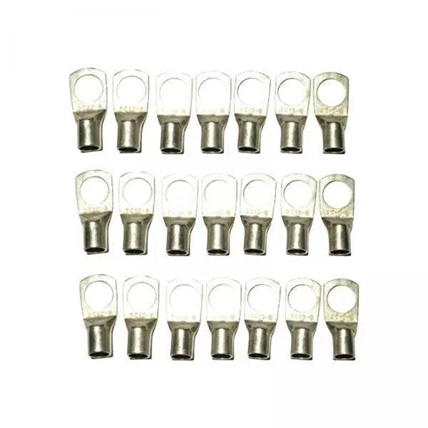 Reliable Copper Wire Crimp Connector Lug Terminal Set for Electric Cable Installation and Equipment Wiring