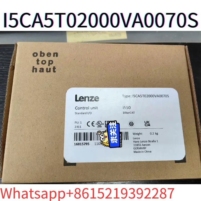 Brand New Original I550 communication control unit EtherCAT I5CA5T02000VA0070S