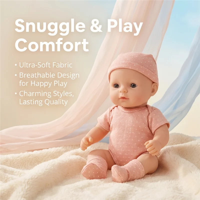 ชุดตุ๊กตา Reborn ขนาด 20 ซม. 7 นิ้ว ชุดเสื้อผ้าตุ๊กตาทารก ชุดบอดี้สูทเด็กวัยหัดเดิน กางเกงชั้นในเด็ก ชุดตุ๊กตาขนนุ่ม ชุดกระต่าย ชุดเสื้อผ้า