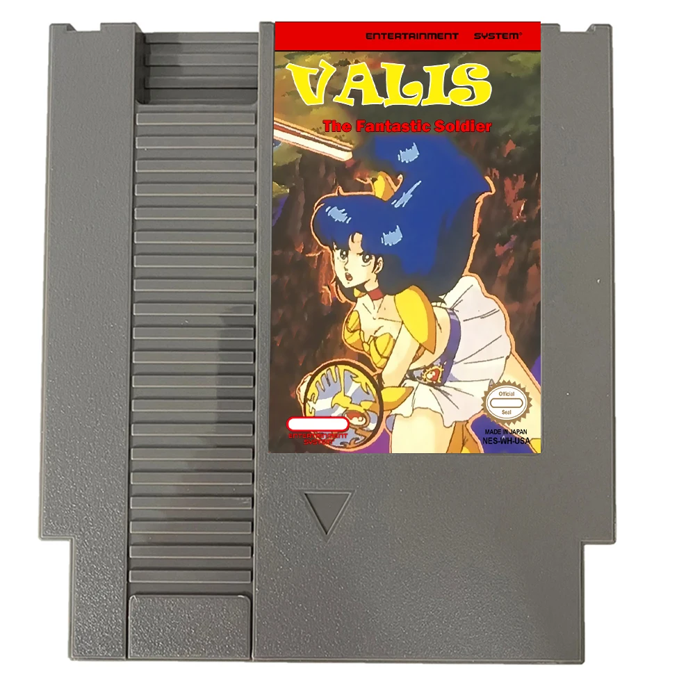 Valis: The Fantastic Soldier NES Rom Hack - 8 Bit 72 Pins Game Card PAl/NTSC Game Cartridge For NES Console - ENGLISH