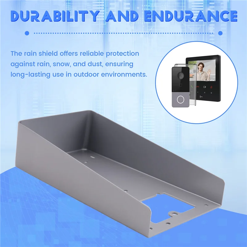 Capa de chuva para estação de porta de villa hikvision DS-KV9503-RS para máquina de reconhecimento facial-protetor de chuva