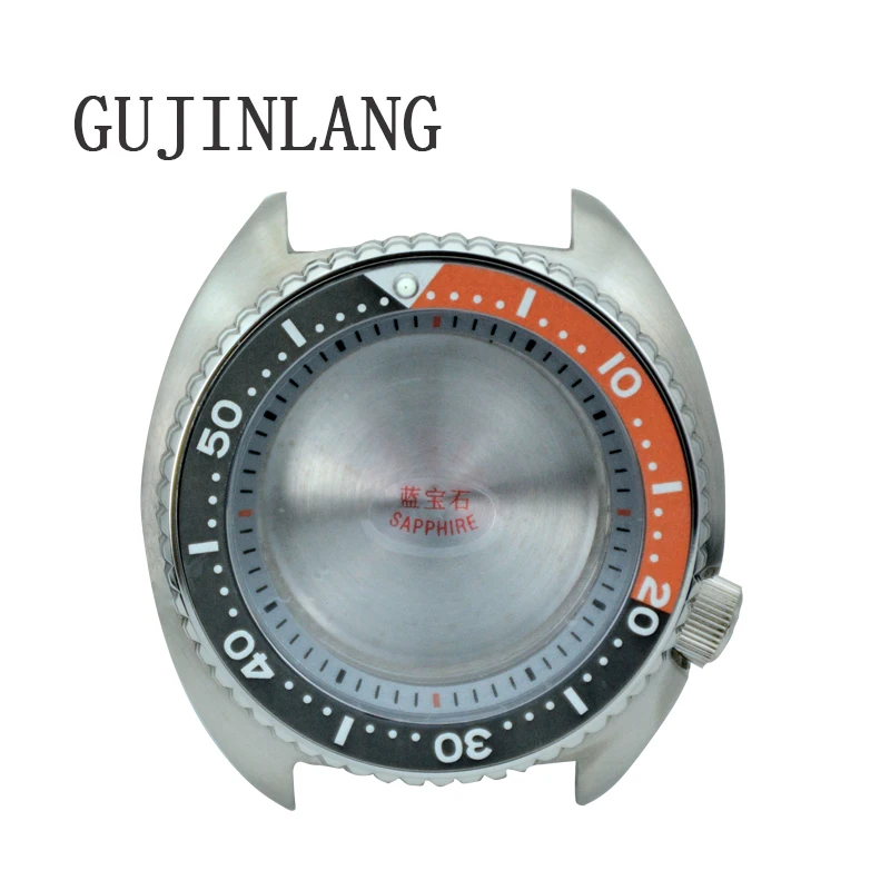 

45mm silver sapphire 316 mechanical case adapts to NH35/NH36/NH38 movement