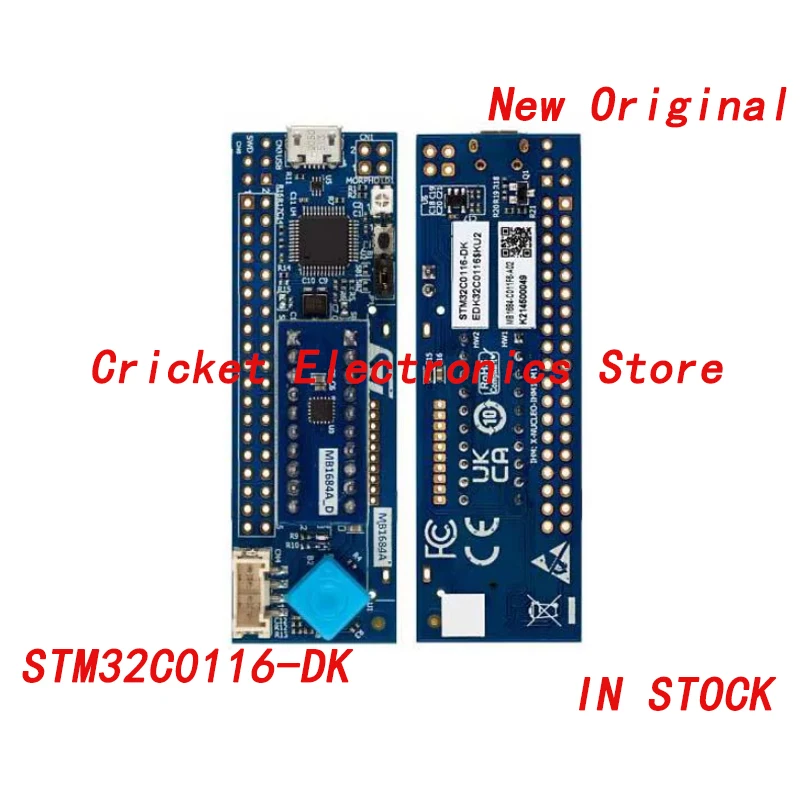 

STM32C0116-DK Development Board and Toolkit - ARM Discovery Kit with STM32C011F6T6