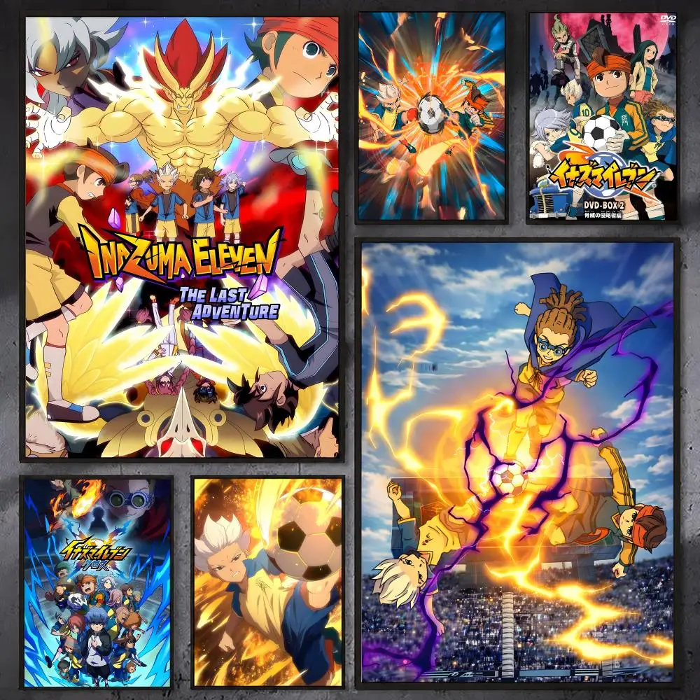 Anime Inazuma Eleven Poster HD Quality Wall Art Retro Posters For Home Room Wall Decor Kawaii Room Decor