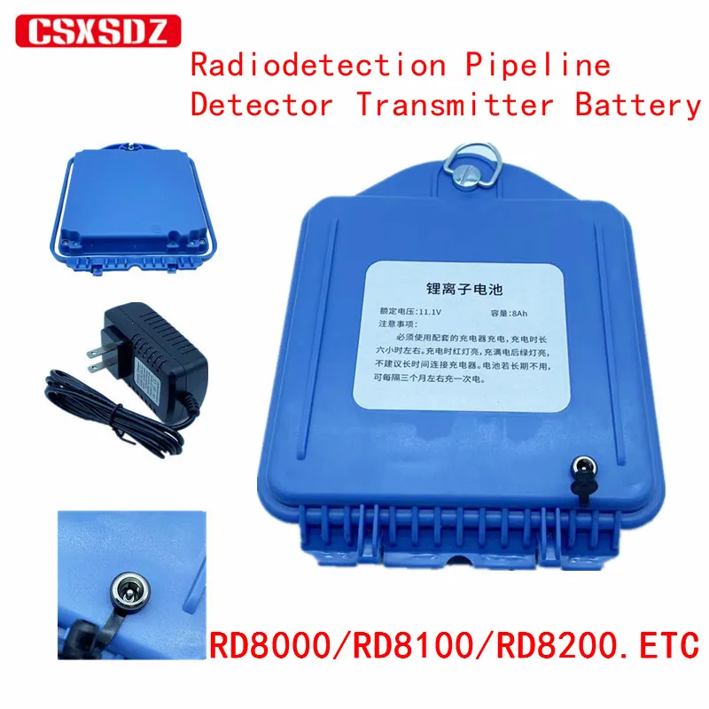 NEW Battery for RD8000 RD8100 RD8200 RD7000 Radiodetection pipeline detector transmitter Battery