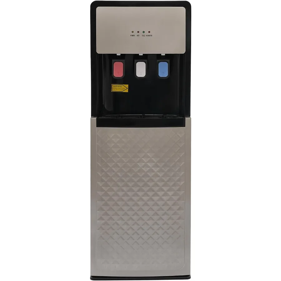 

Freestanding Bottom Loading Water Cooler Dispenser for 5 Gallon Bottles with Dual Temperature Control Maintains Water at 5-10/4