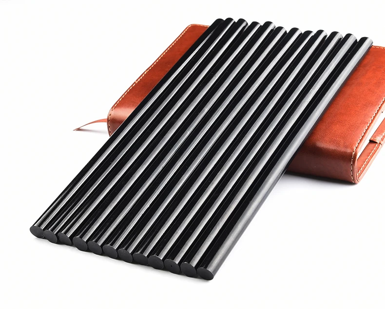 11mm x 300mm Schwarz Hot Melt Kleber Stick Beständigkeit Gegen hohe temperatur 150 Grad für 11mm Kleber gun Adhension Tools10/20 teile/los – Detail 4