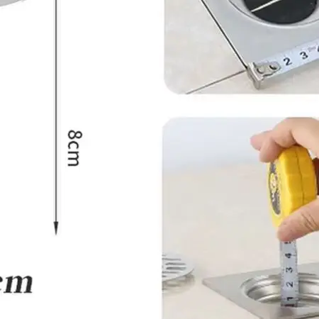 Floor Drain Hair Filter Basket Made of 304 Stainless Steel for Use in Kitchen Bathroom Basement and Laundry Drain Outlets
