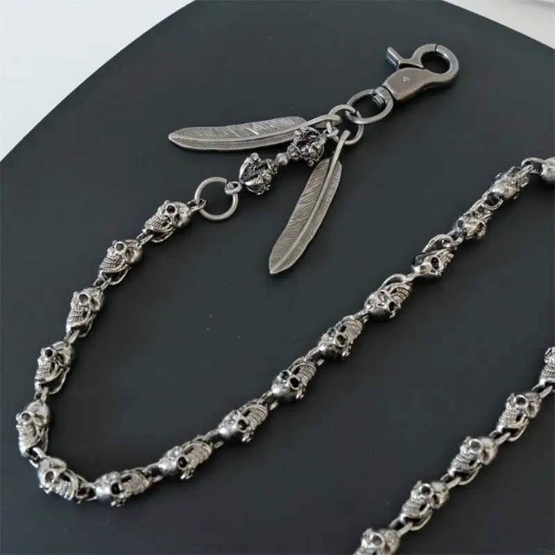 77He Tengkorak Rantai Tengkorak Mode Disesuaikan Rantai Rantai Logam Rantai Rantai Sempurna untuk Manusia