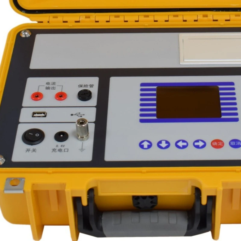 

Automatic capacitance current tester (open triangle + neutral point capacitor) with lithium battery distribution network power