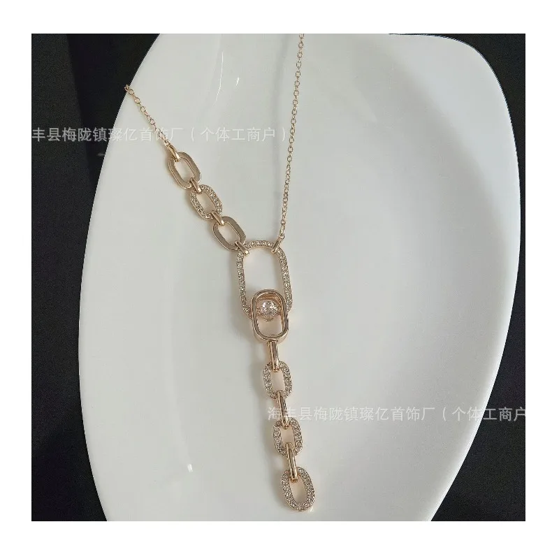 

Shijia Interlocking Bracelet Buckle Shape Beating Heart Necklace Direct Sales