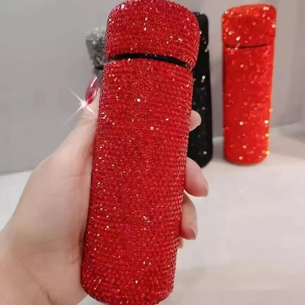 Portable Shiny Rhinestone Mini Insulated Cup Exquisite 150ml Refillable Water Bottle Creative Diamond Water Bottle