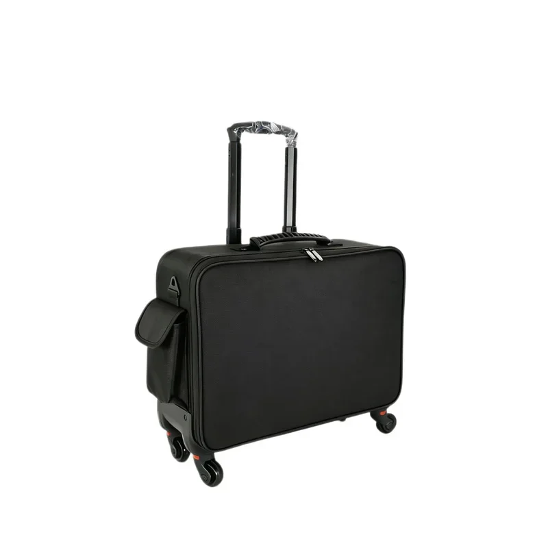 Professional Rolling Makeup Case Large Capacity Portable with Spinner Wheels Multi Layer Divider Storage for Makeup Artist Brow