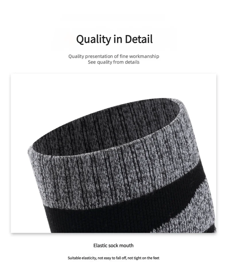 8 пар лыжных носков, мужские и женские теплые носки с длинными трубками, спортивные зимние носки с толстым полотенцем, походные носки, носки для выступлений