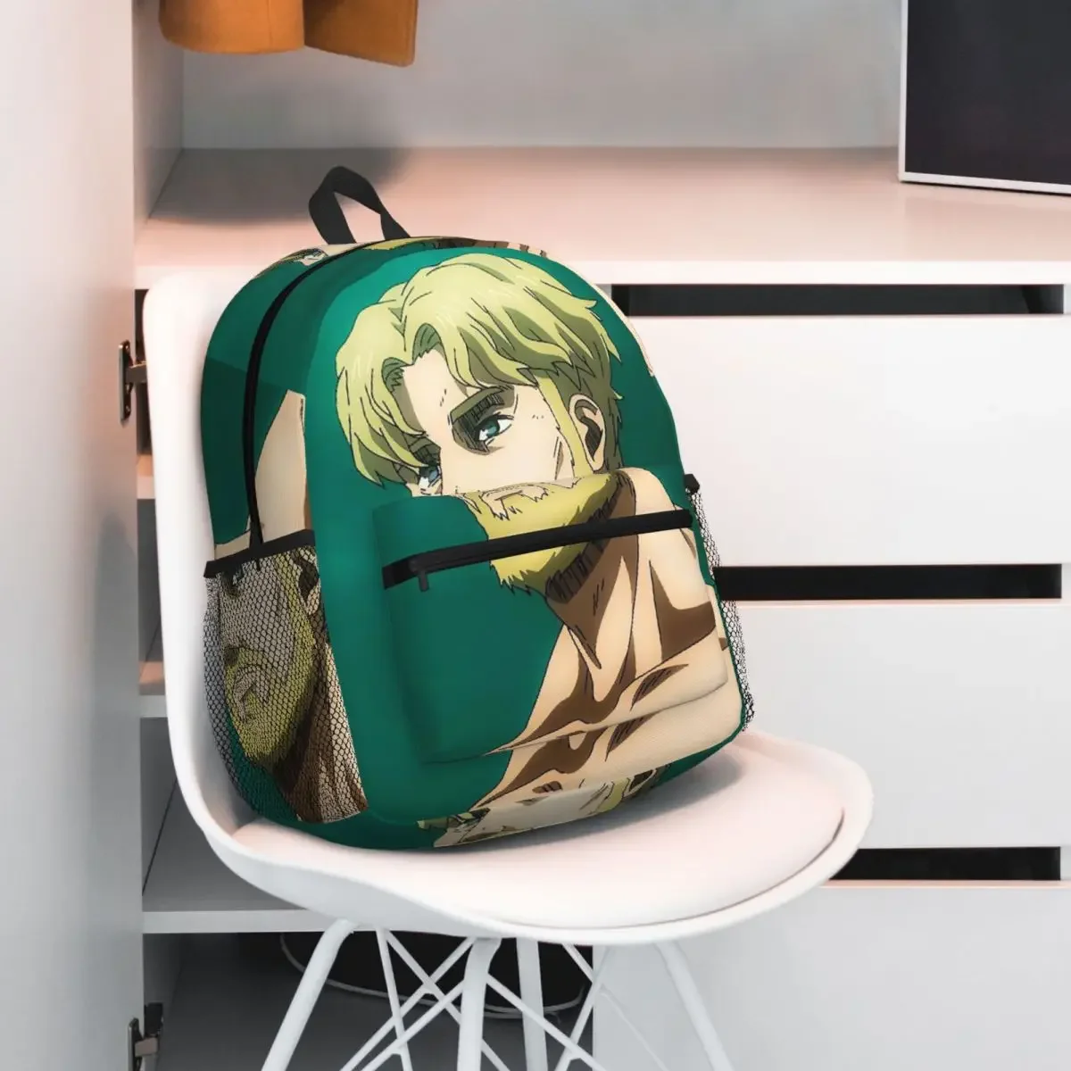 Attack On Titan Zeke Yeager Student Backpack School Bag Hiking Travel Daypack for Boys Girls Fashion Bookbag Shoulder Bags