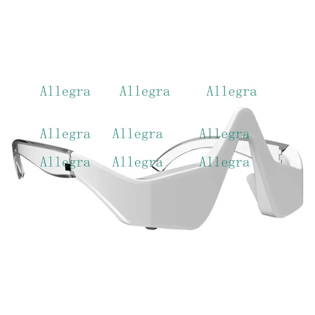 3D Relax Reduce Eye Rechargeable Hand Held ABS Ems Eye Massager Red Light Therapy Touchscreen Heat Therapy Face Wrinkle Remover