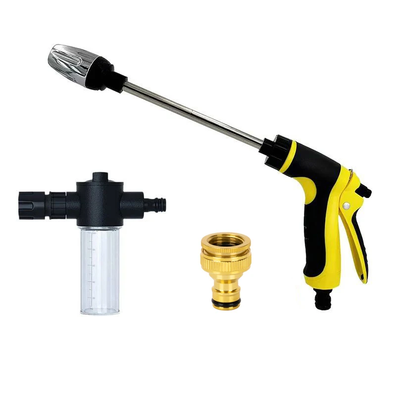 Garden Hose Accessories Hose Nozzle Home Courtyard Watering Water Gun High Pressure Car Wash Sprinkler Gardening Tools Foam Pot