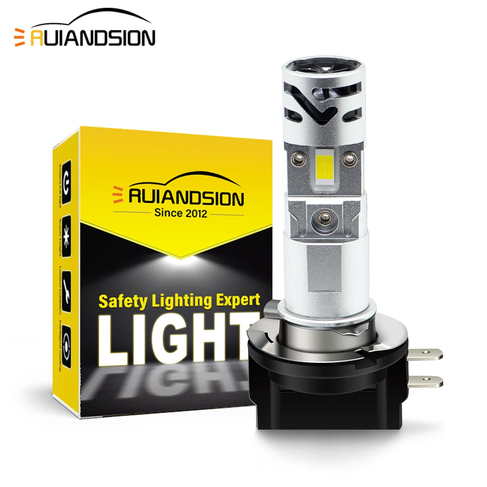 

2Pcs Ruiandsion Car Led Headlight Bulb H8B H9B H11B 10-30V Superbright 6000K White Car Headlight Floodlight Fog lamp Bulb 2000Lm