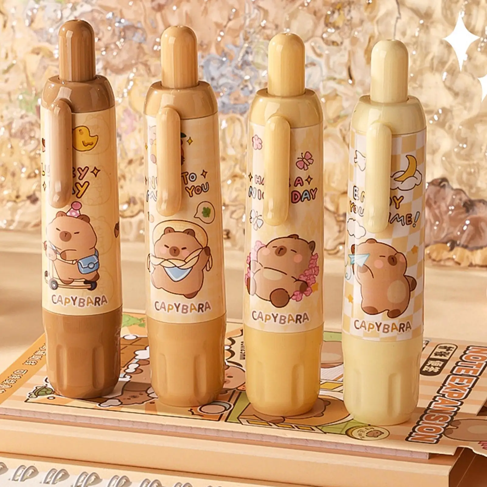 Lijmtaproller Sterke hechting Intrekbare lijmtaproller voor kunst voor klas Kunst Wenskaart maken Inpakpapier School