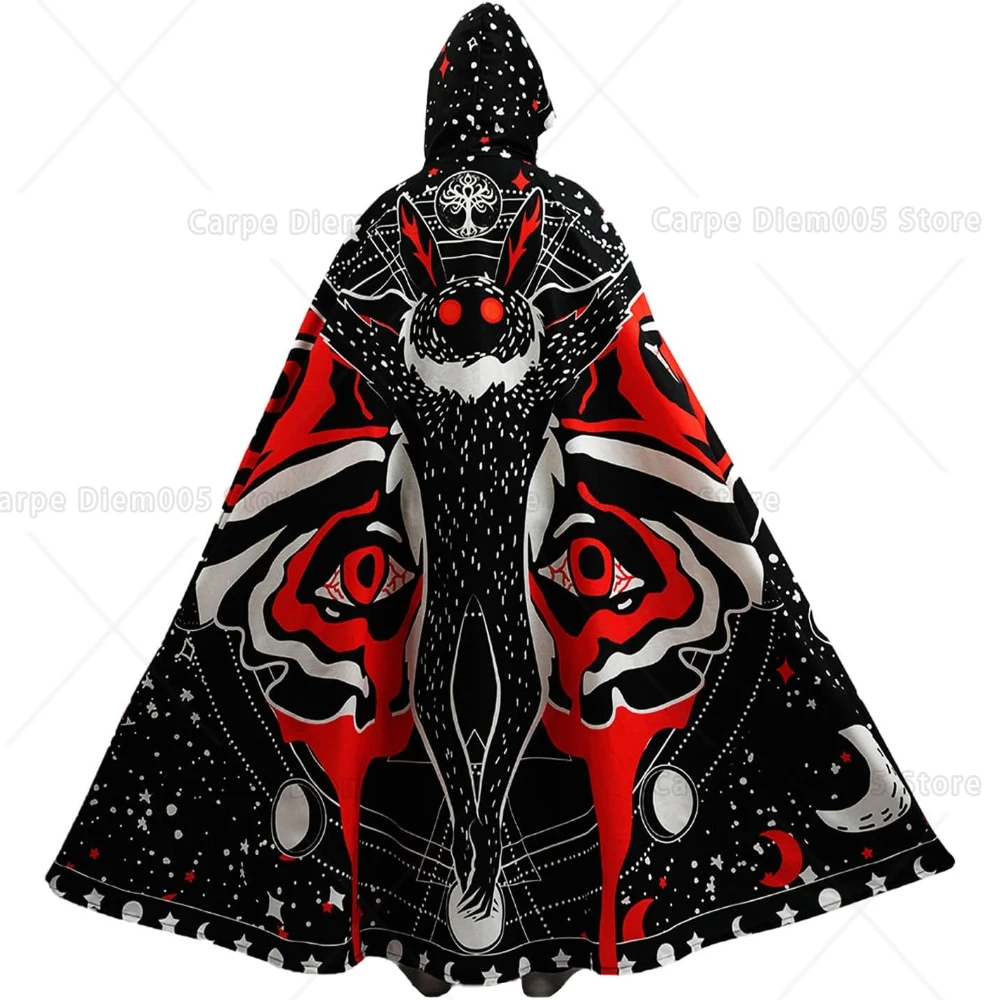 

Хэллоуин Моль Мужчина Женщины Плащ с Капюшоном, HD Печать Унисекс Плащ С Капюшоном, Принт Костюма Мотыли