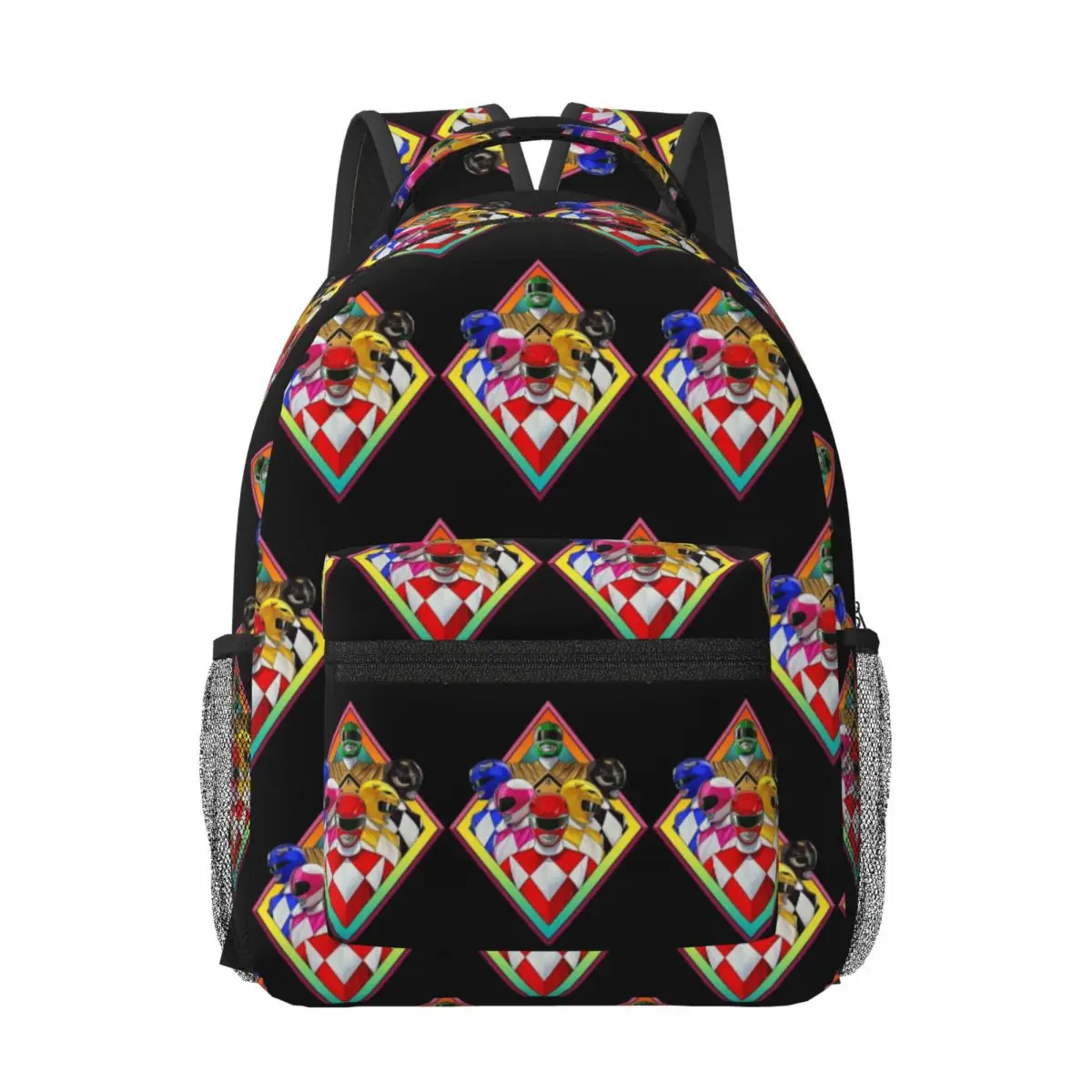 

Mighty Morphin Power Ranger Woman Backpacks Boys Girls Bookbag Students School Bags Portability Laptop Rucksack Shoulder Bag