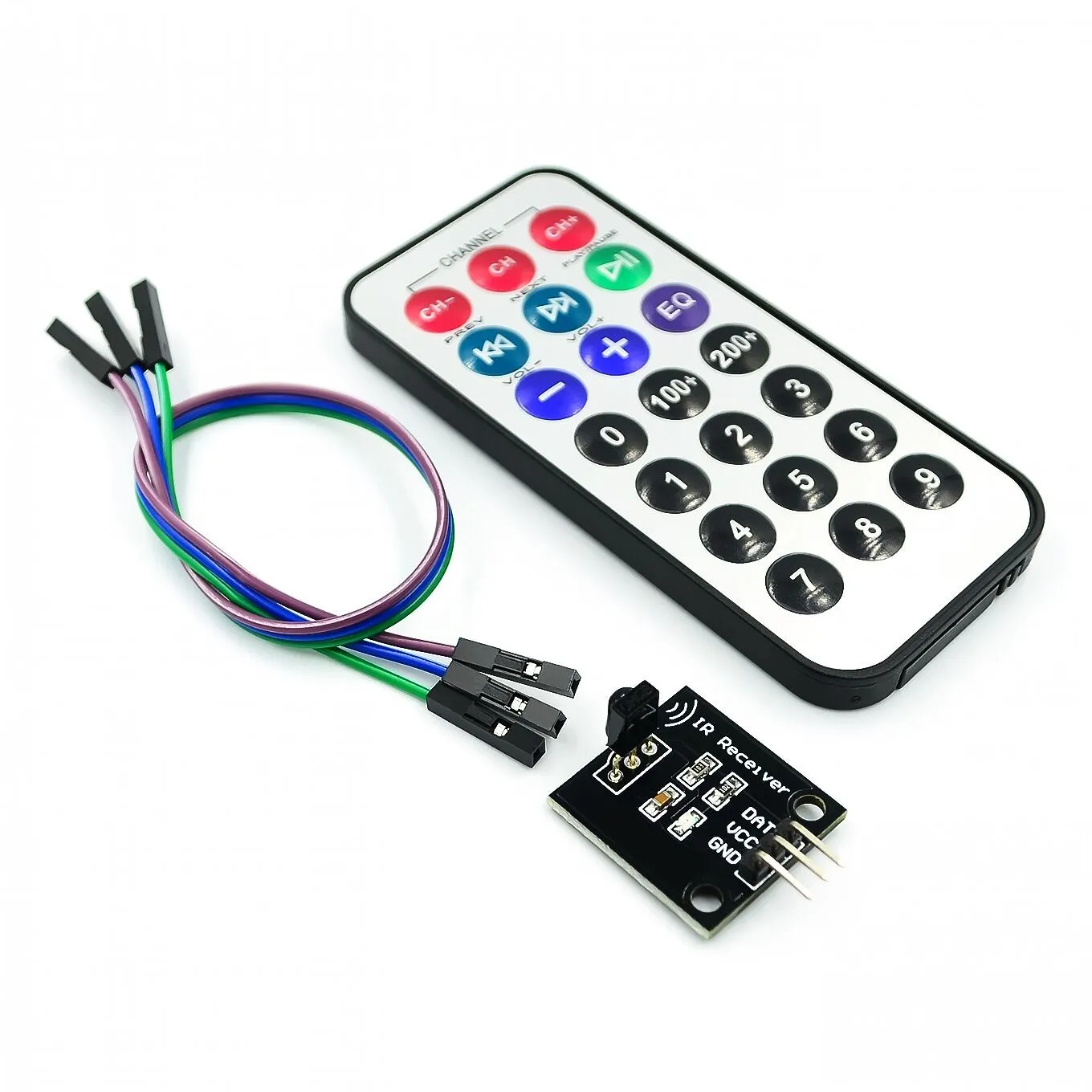 For Arduino Infrared Wireless Remote Control Kit Robot Electronic Building Blocks Infrared Decoding