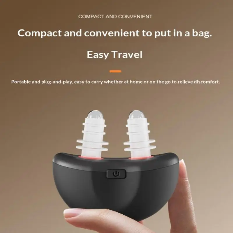 Dual Probe Infrared Red Light Nasal Therapy Device Battery Powered Portable Nasal Care Tool for Outdoor Travel Rhinitis Care