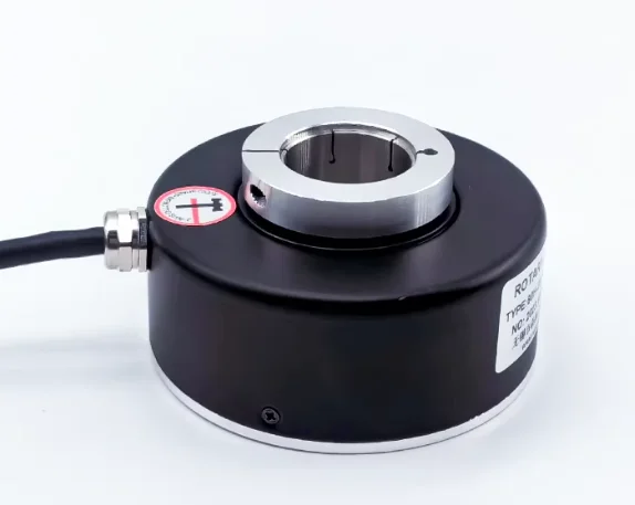 Industrial Optical Rotary Encoder 100mm with 30/45mm Through Hole Incremental 100-5000 PPR for Motion Control System