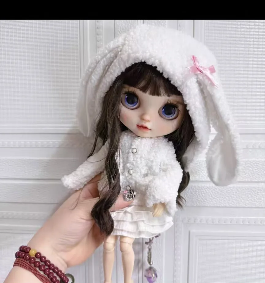 

2pcs new style Small cloth jacket ➕ hat for Blythe(Fit for Lulu,ymy24,Ob22,24,26,zone, Jenny)
