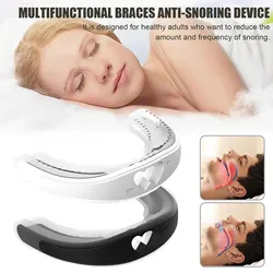 Anti Snoring Devices Silicone Anti-snoring Braces Bruxism Tray Sleeping Aid Sleep Apnea Guard Mouthguard Health Care Tool