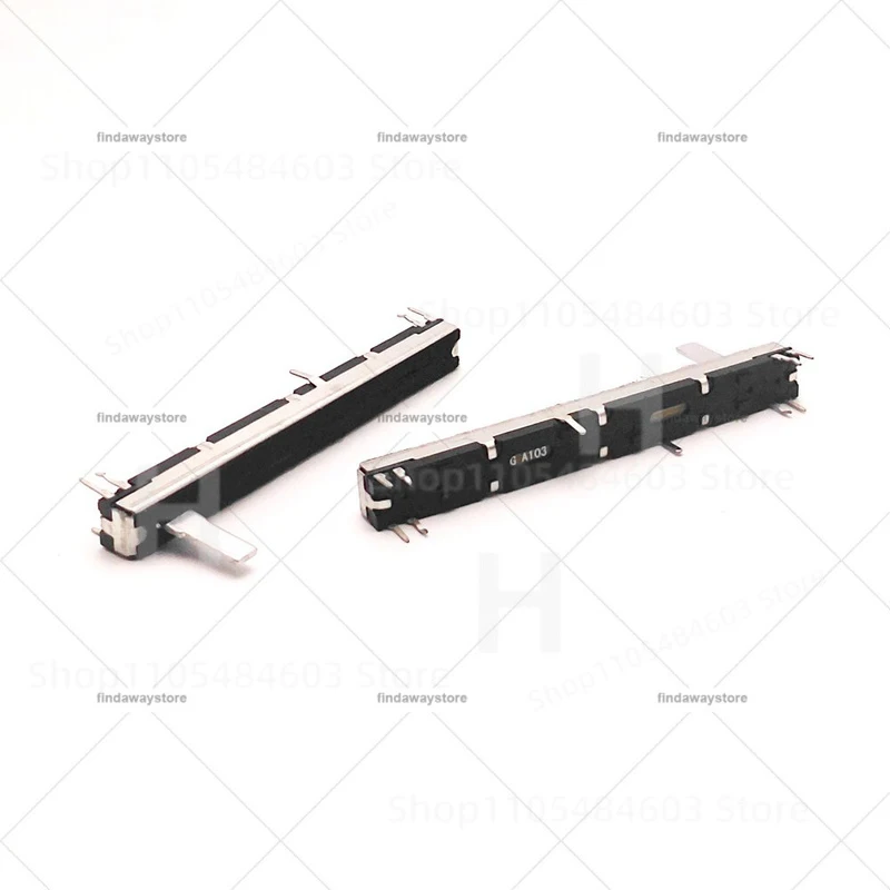 

Linear 75mm Dual Straight Slide Potentiometer Fader A10K FOR Soundcraft EFX8 EPM12 Mixer Console Replacement