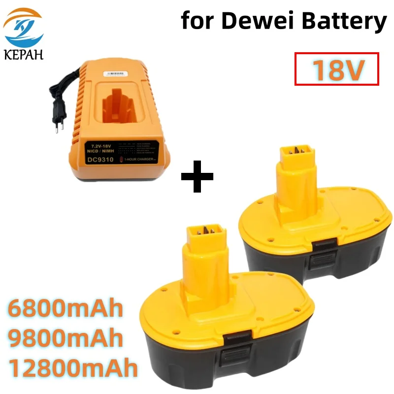 The latest for Dewei electric tool battery with 18V for DC9096 DE9503 DW9095 9096 9098 Cordless Dril