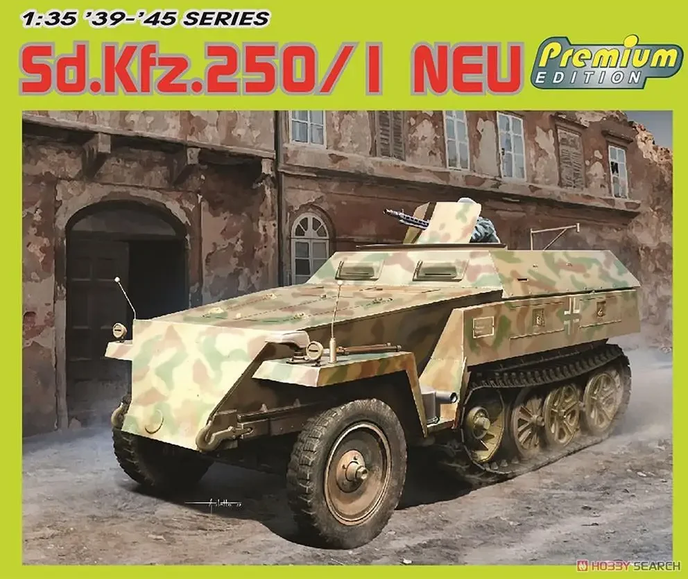 DRAGON 6476 1/35 Seconda Guerra Mondiale tedesco Sd.Kfz.250/1 Neu con edizione Premium